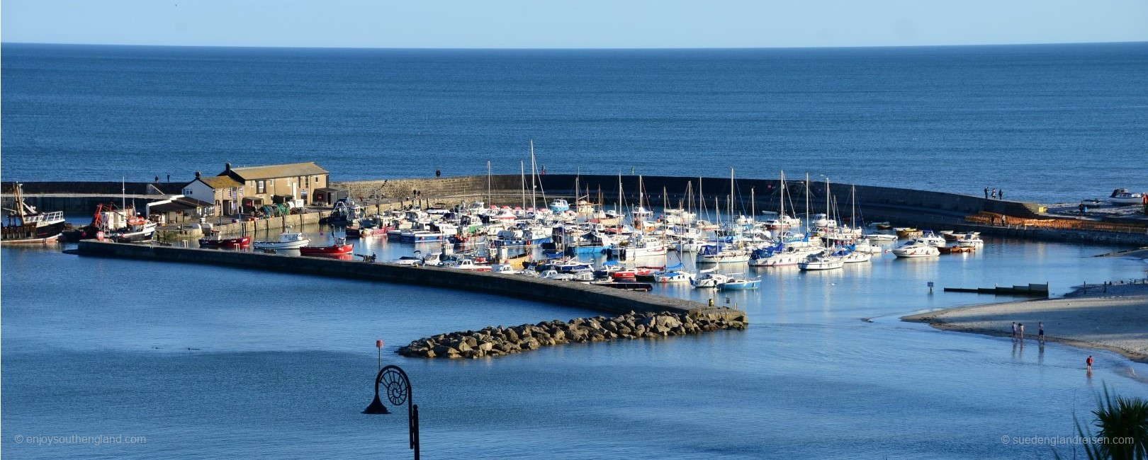 Lyme Regis am English Channel